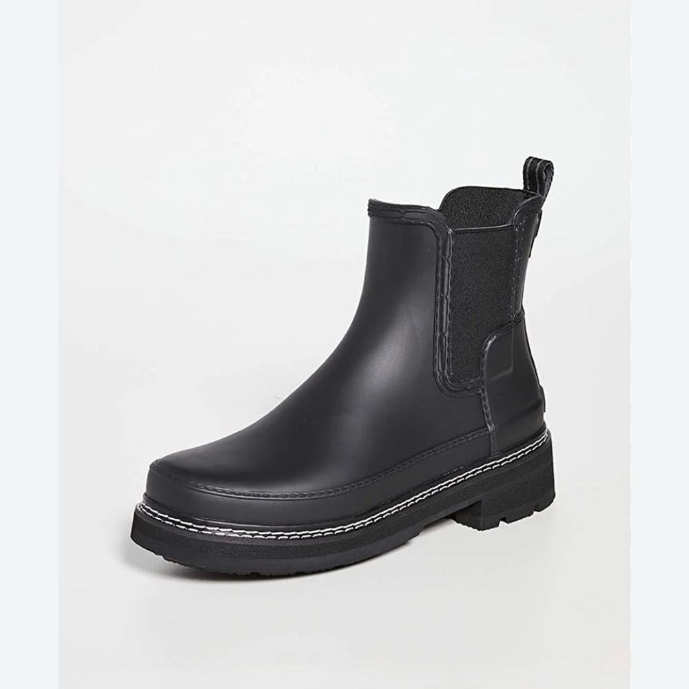 Hunter Footwear Women's Refined Chelsea Stitch Detail Rain Boot